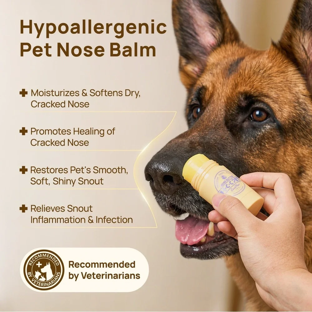 HICC PET CocoPlex Nose Balm for Dogs and Cats botanical oil scent 0.21oz exp2028